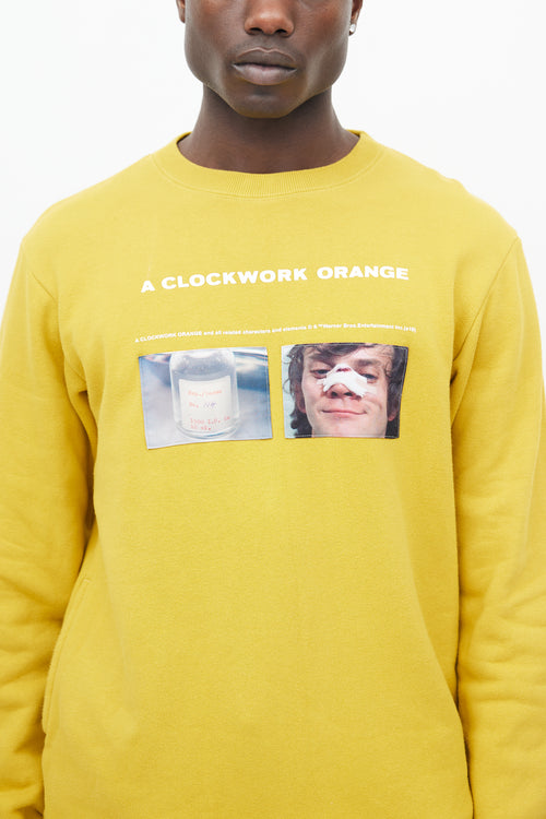 Undercover Yellow 
Multicolour A Clockwork Orange Sweatshirt