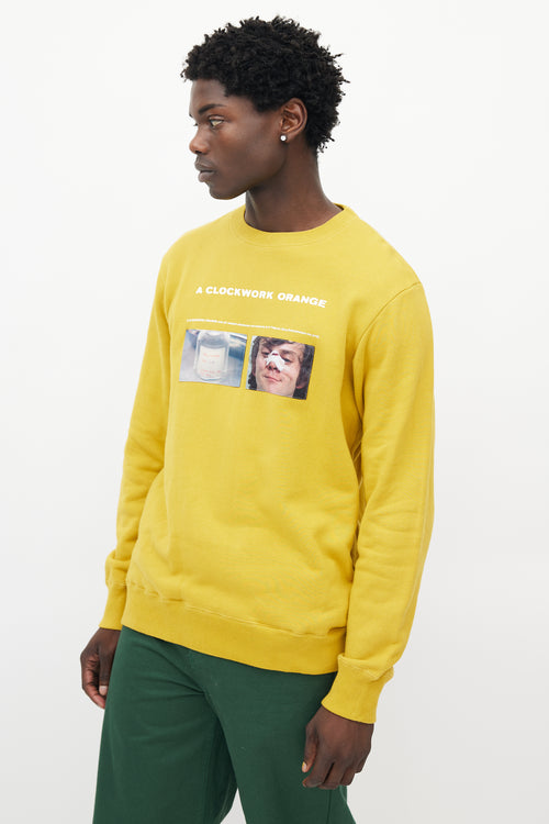 Undercover Yellow 
Multicolour A Clockwork Orange Sweatshirt