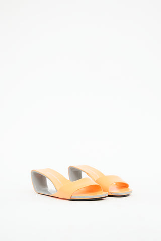 United Nude Orange Cut Out Mobius Sandal