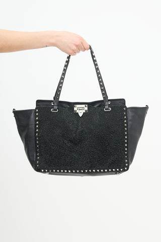 Valentino Leather 
Crystal Rockstud Bag