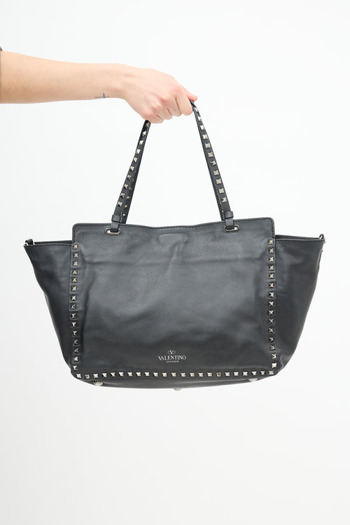 Valentino Leather 
Crystal Rockstud Bag