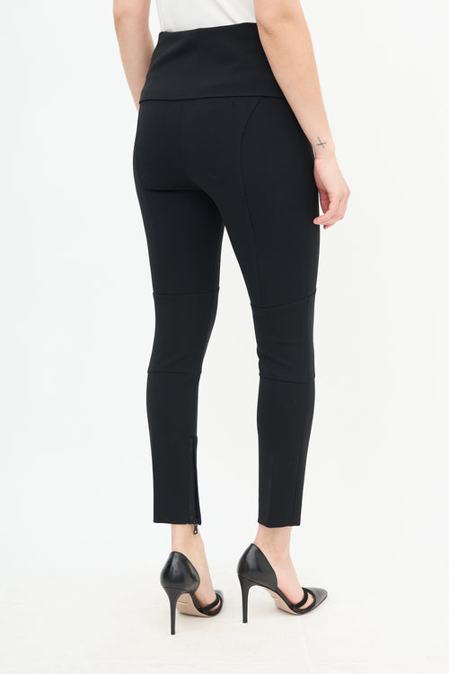 Valentino Slim Leg Gathered Trouser