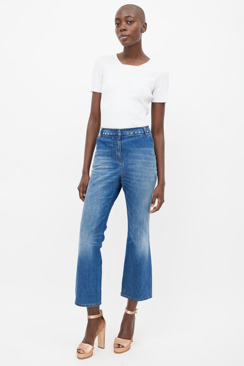 VSP Archive Blue 
Gold Stud Denim Jeans