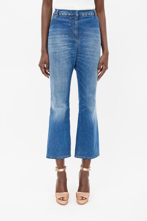 VSP Archive Blue 
Gold Stud Denim Jeans