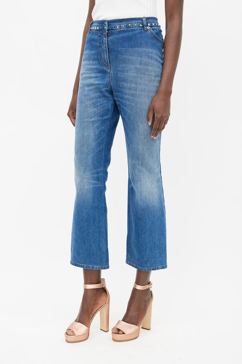 VSP Archive Blue 
Gold Stud Denim Jeans