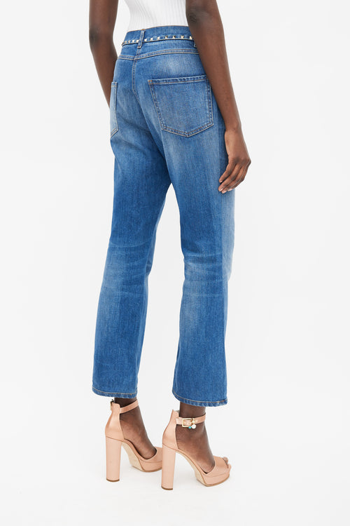 VSP Archive Blue 
Gold Stud Denim Jeans