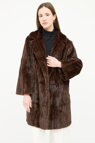 VSP Archive Panelled Fur Coat