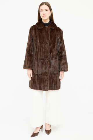 VSP Archive Panelled Fur Coat