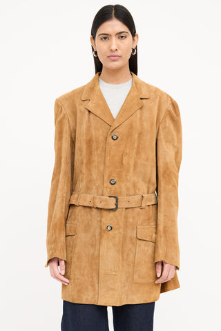 VSP Archive Suede Belted Jacket