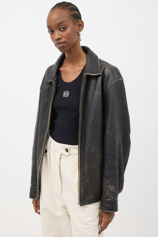 VSP Archive Distressed Leather Jacket