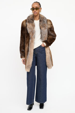 VSP Archive UM Trim Fur Coat