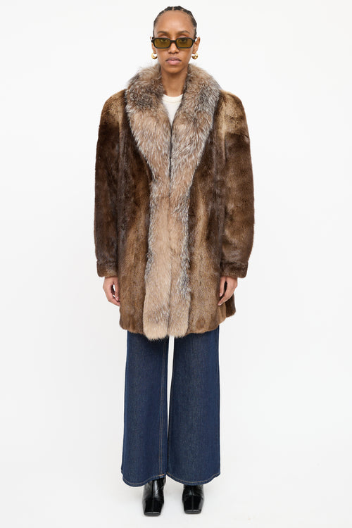 VSP Archive UM Trim Fur Coat