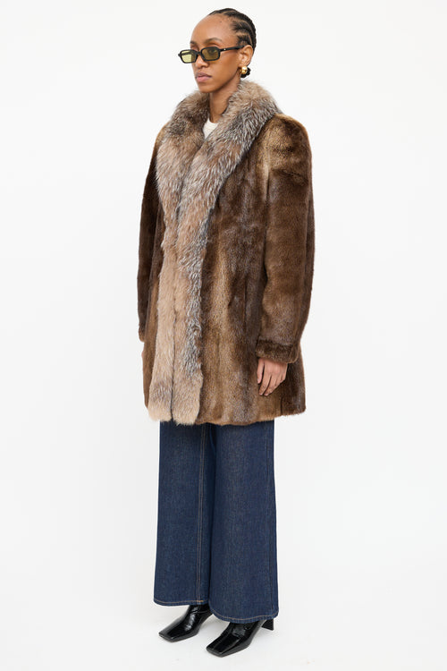 VSP Archive UM Trim Fur Coat