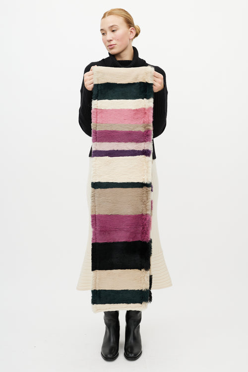 VSP Archive Multicolour Striped Woven Scarf