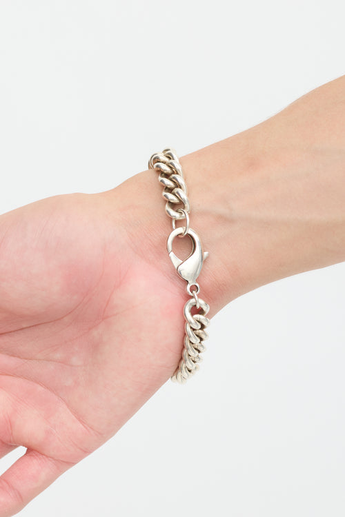 VSP Archive Silver Chunky Cuban Link Bracelet