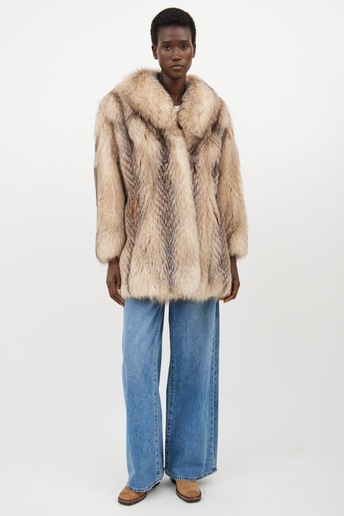 VSP Archive Beige Fur Jacket