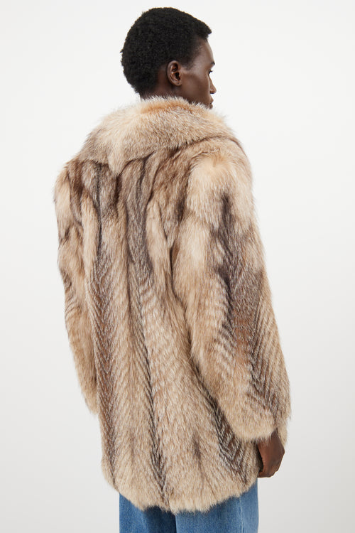 VSP Archive Beige Fur Jacket