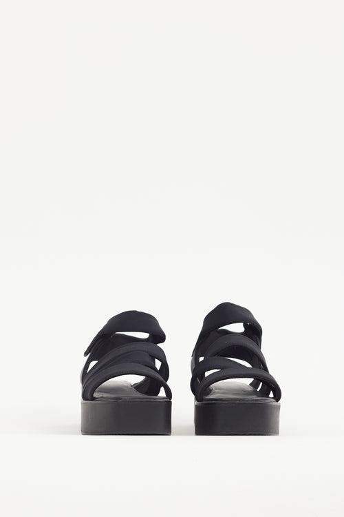 Vagabond Black Bonnie Flatform Sandal