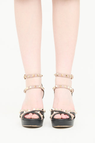 Rockstud Platform Heel