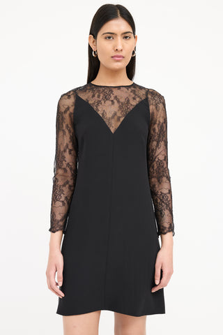 Valentino Silk Lace Dress