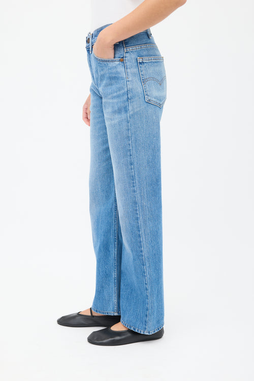 Valentino X Levi
s Light Wash High Waisted Jeans