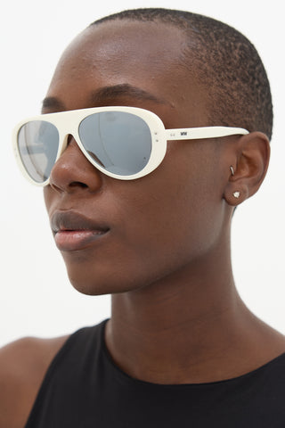 Vallon X Wayne Wong Ski Aviator Sunglasses