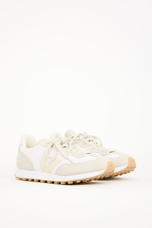 Veja White 
Grey Mesh Rio Branco Sneaker