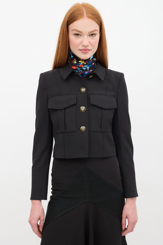 Veronica Beard Black Wool Fulham Jacket