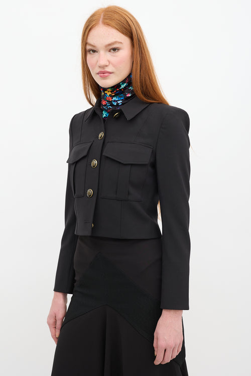 Veronica Beard Black Wool Fulham Jacket