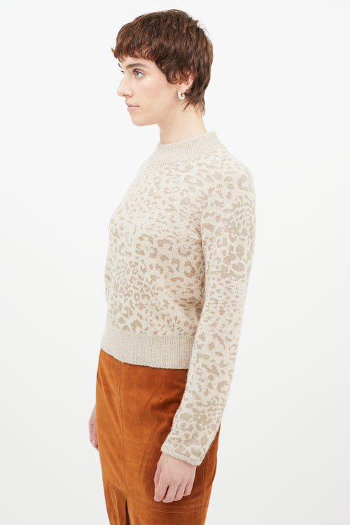 Veronica Beard Cream 
Beige Knit Sweater