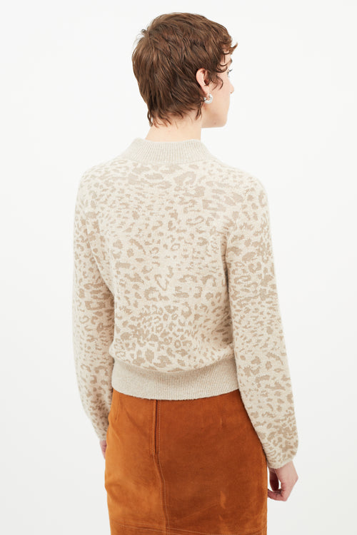 Veronica Beard Cream 
Beige Knit Sweater