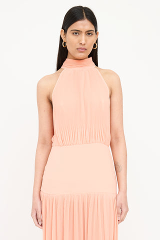 Veronica Beard Pleated Sleeveless Dress