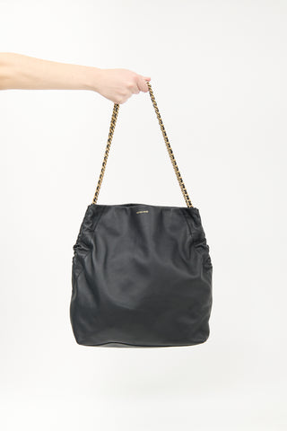 Veronica Beard Leather Slouch Bag