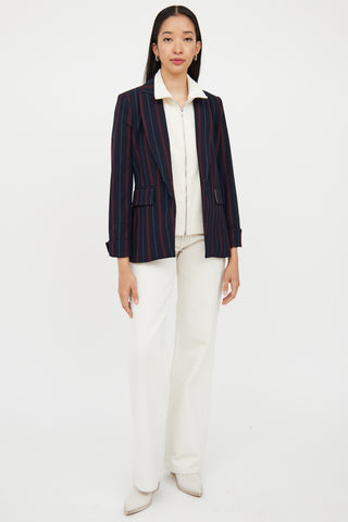 Veronica Beard Blue 
Navy 2 Piece Blazer 
Dickie Jacket