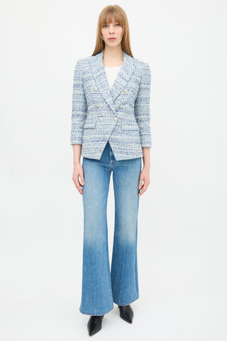 Veronica Beard Tweed Empire Blazer