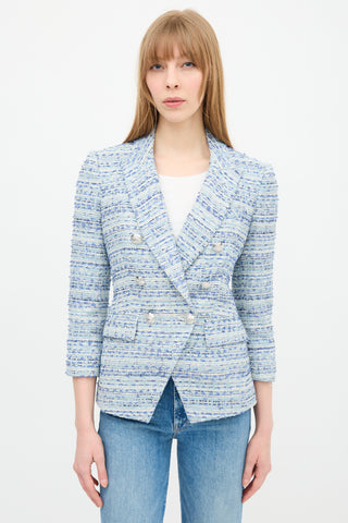 Veronica Beard Tweed Empire Blazer