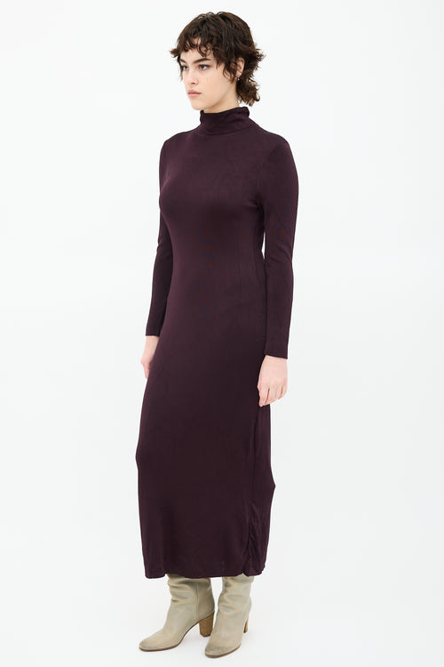 Veronica De Piante Long Turtleneck Dress