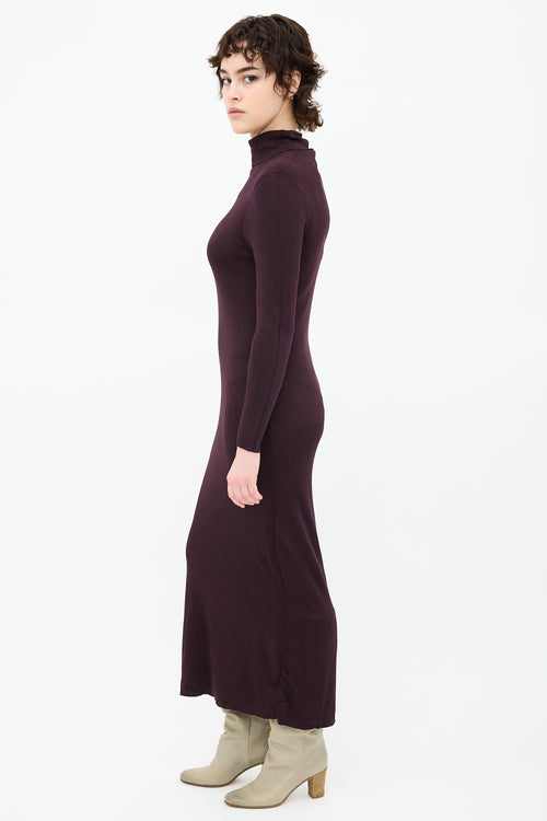 Veronica De Piante Long Turtleneck Dress