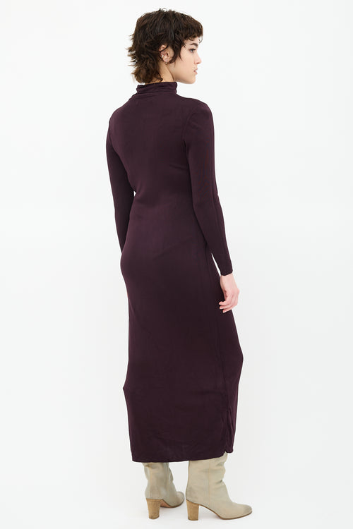 Veronica De Piante Long Turtleneck Dress