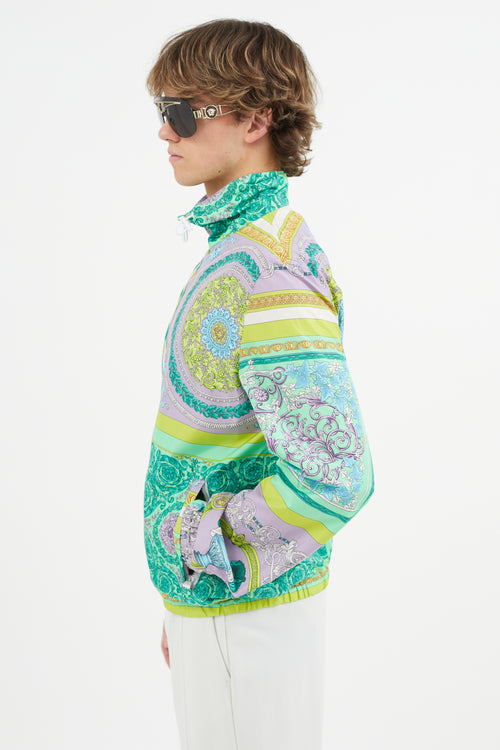 Versace Green 
Multicolour Baroque Jacket