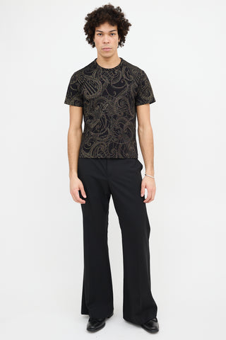 Versace Jeans Metallic Baroque T-Shirt