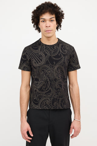 Versace Jeans Metallic Baroque T-Shirt