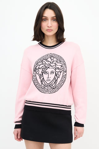 Versace Medusa Intarsia Sweater