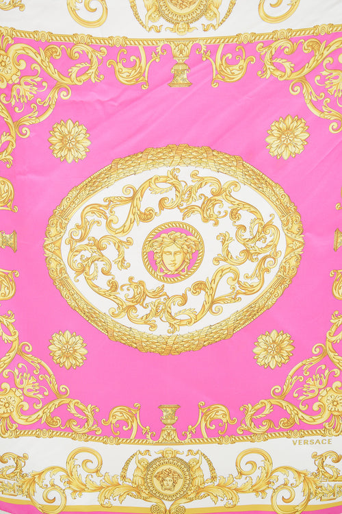 Pink 
Gold Barocco Scarf