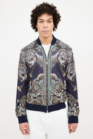 Versace Reversible Printed Bomber Jacket