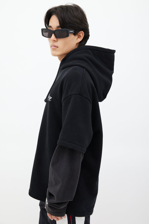 Vetements Black 
Multicolour Justin4ever Hoodie