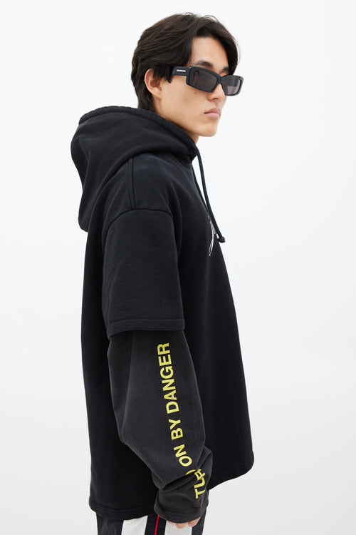 Vetements Black 
Multicolour Justin4ever Hoodie