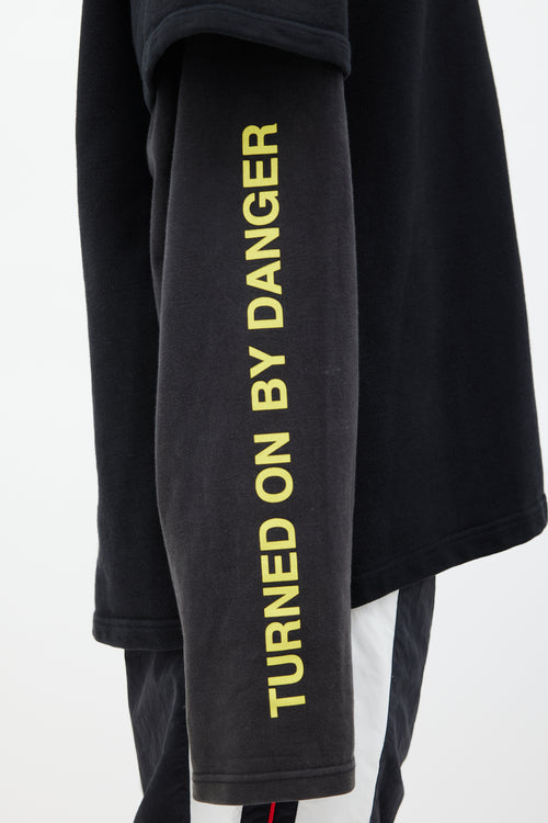 Vetements Black 
Multicolour Justin4ever Hoodie