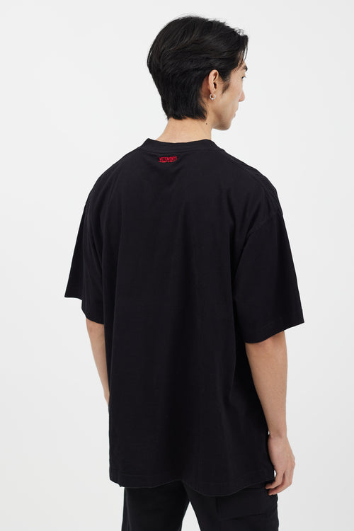 Vetements Black Rammstein Graphic T-Shirt