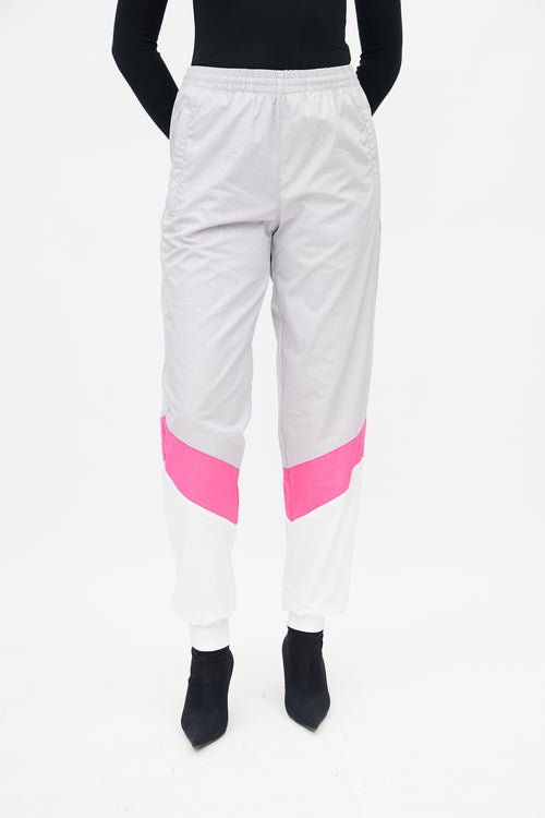 Vetements Grey 
Pink Track Pant